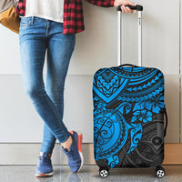 Yap Polynesian Luggage Covers - Blue Turtle Blue - Polynesian Pride