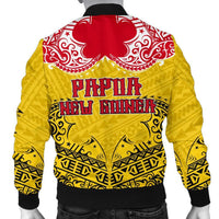 Papua New Guinea Men's Bomber Jacket Melanesia - Polynesian Pride