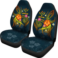 Kosrae Polynesian Car Seat Covers - Legend of Kosrae (Blue) - Polynesian Pride