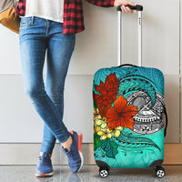 American Samoa Luggage Covers - Tropical Flowers Style - Polynesian Pride