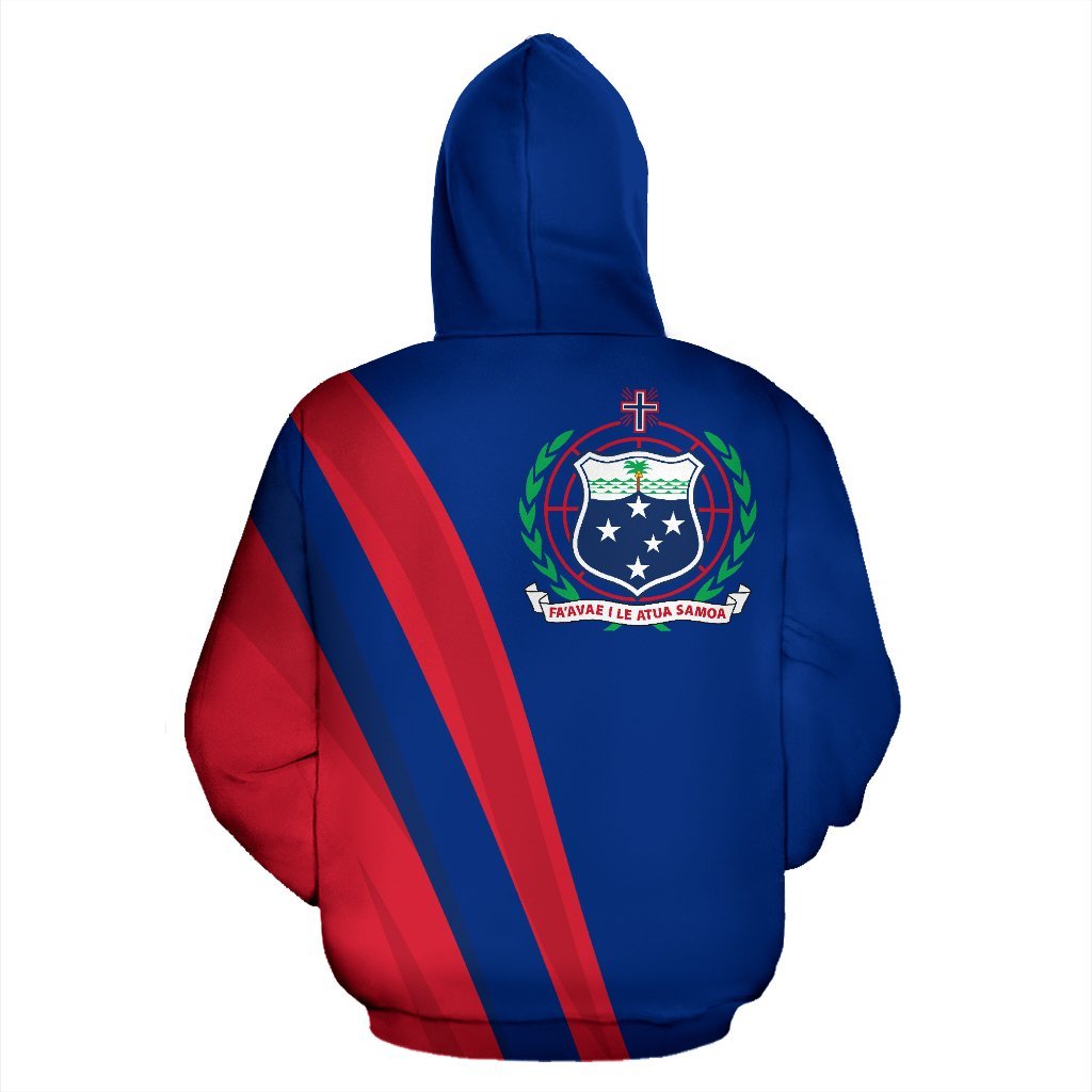 Samoa Hoodie Samoa Coat of Arms - Polynesian Pride