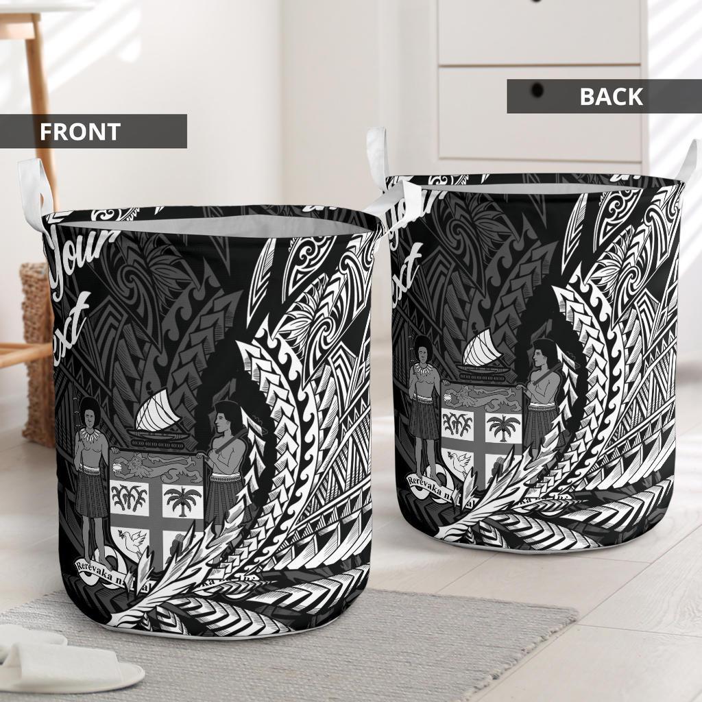 Fiji Laundry Basket - Custom Personalised Wings Style - Polynesian Pride