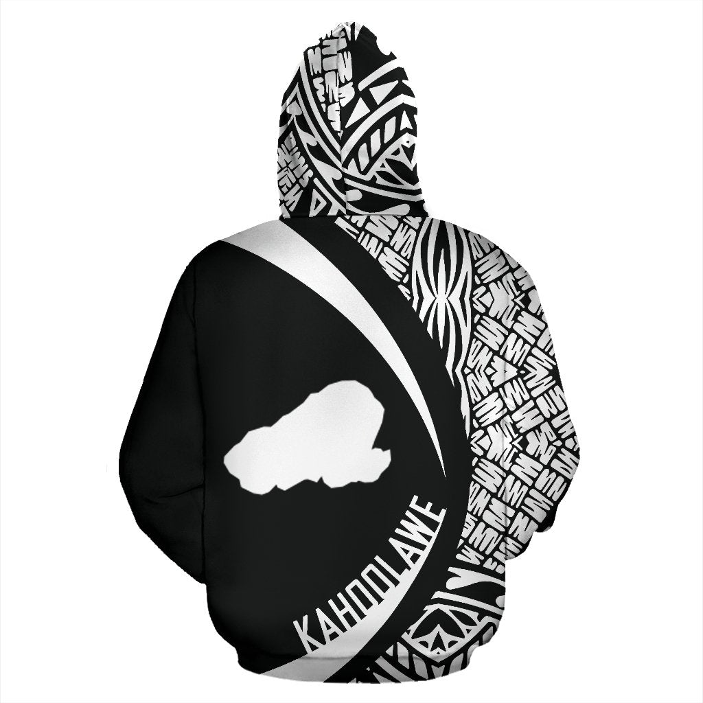 Kahoolawe Kanaka Maoli Polynesian Zip up Hoodie Circle Style - Polynesian Pride