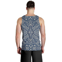 Polynesian Culture Blue White Hawaii Men's Tank Top - Polynesian Pride