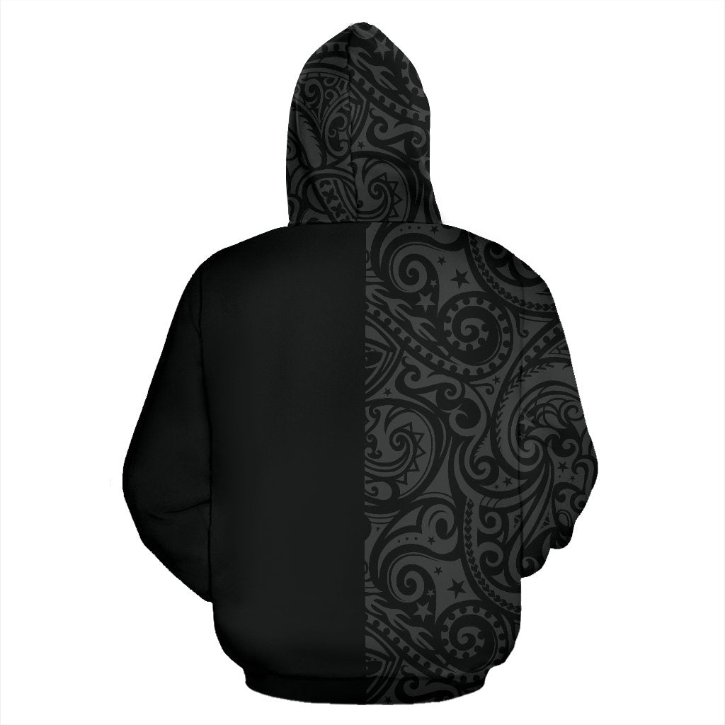 Polynesian Hoodie Half Style 01 - Polynesian Pride