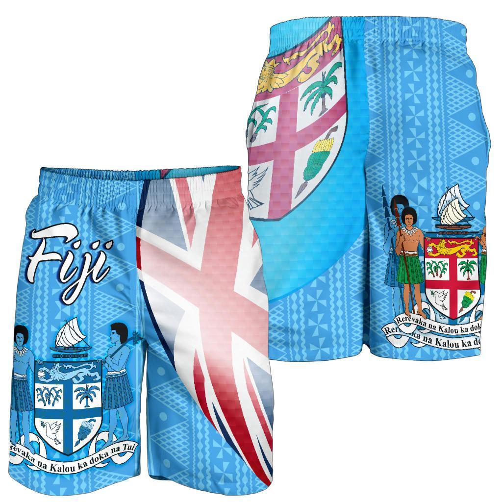 Fiji Polynesian Men's Shorts - Fiji Flag - Polynesian Pride