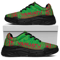 Vanuatu Chunky Sneakers - Polynesian Chief Flag Version - Polynesian Pride