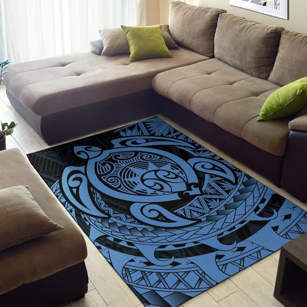Hawaii Polynesian Turtle Rug - Pastel - Polynesian Pride