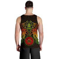 American Samoa Polynesian Men's Tank Top - Reggae Turtle Manta Ray - Polynesian Pride