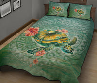 Circle Turtle Quilt Bed Set - Polynesian Pride