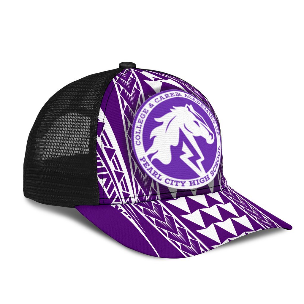 Hawaii - Pearl City High Mesh Back Cap - AH - Polynesian Pride