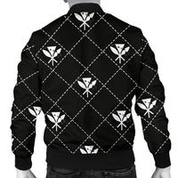 Kanaka Maoli Men's Bomber Jacket Regal AH - Polynesian Pride