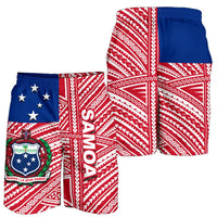 Samoa Flag Polynesian All Over Print Men's Shorts - Polynesian Pride