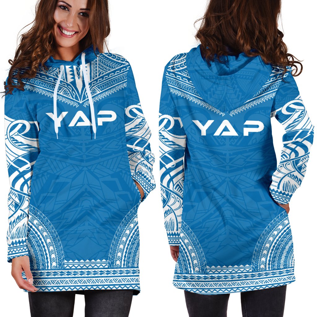 Yap Women's Hoodie Dress - Polynesian Flag Chief - Polynesian Pride