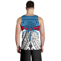 Fiji Rugby Men Tank Top Tapa Cloth - Polynesian Pride