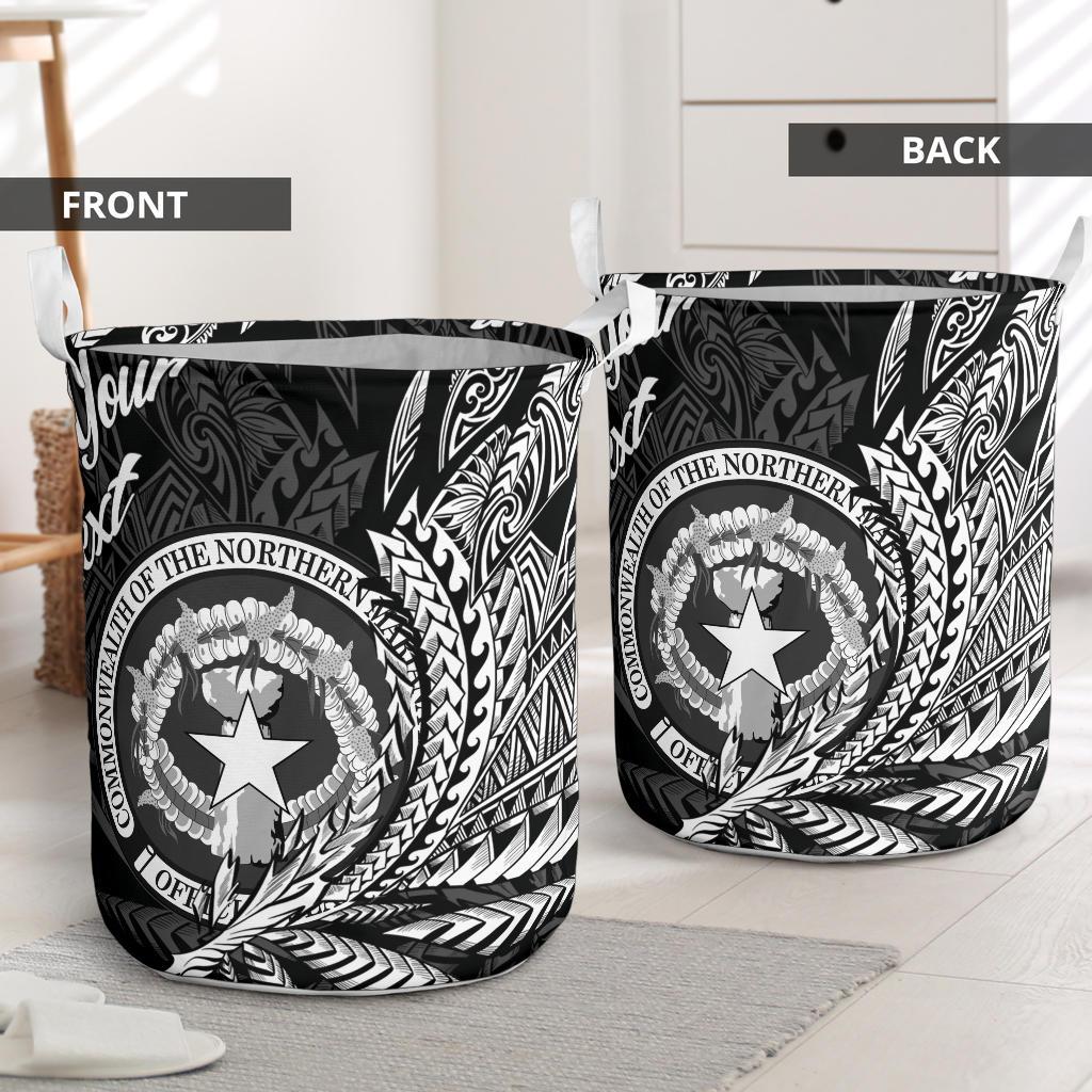 Northern Mariana Islands Laundry Basket - Custom Personalised Wings Style - Polynesian Pride