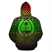 Guam All Over Hoodie Lift up Reggae - Polynesian Pride