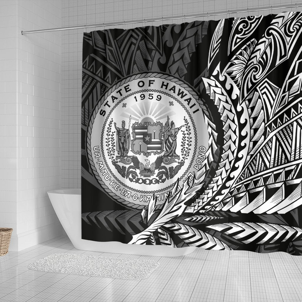 Hawaii Shower Curtains - Wings Style - Polynesian Pride