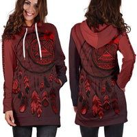 American Samoa Hoodie Dress - American Samoa Seal Dreamcatcher - Polynesian Pride