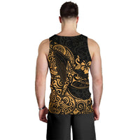 Polynesian Hawaii Men's Tank Top - Polynesian Golden Humpback Whale - Polynesian Pride