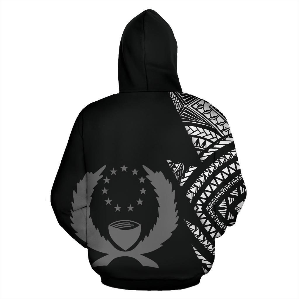 Pohnpei Pattern All Over Hoodie FSM - Polynesian Pride