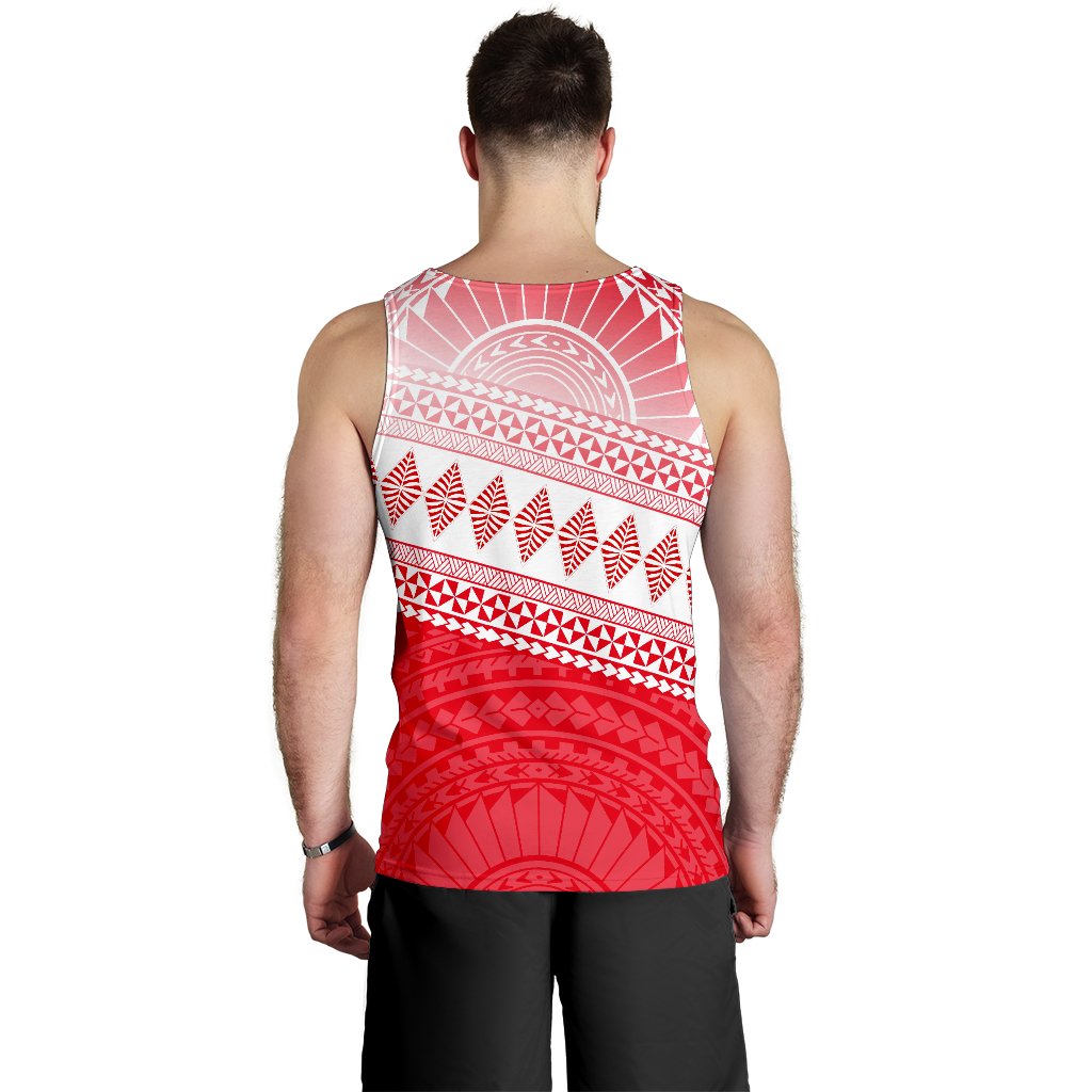 Tonga Rugby Men's Tank Top Polynesian Style - Polynesian Pride