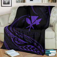 Kanaka Premium Blanket - Purple - Frida Style - Polynesian Pride