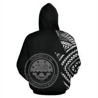 Federated States of Micronesia Pattern All Over Zip up Hoodie - Polynesian Pride