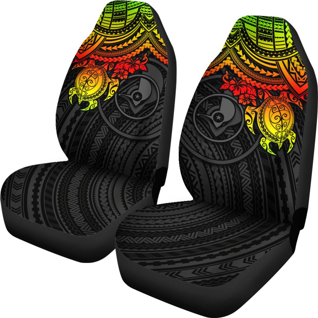 Yap Polynesian Car Seat Covers - Reggae Turtle - Polynesian Pride