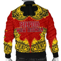 Papua New Guinea Men's Bomber Jacket Melanesia - Polynesian Pride