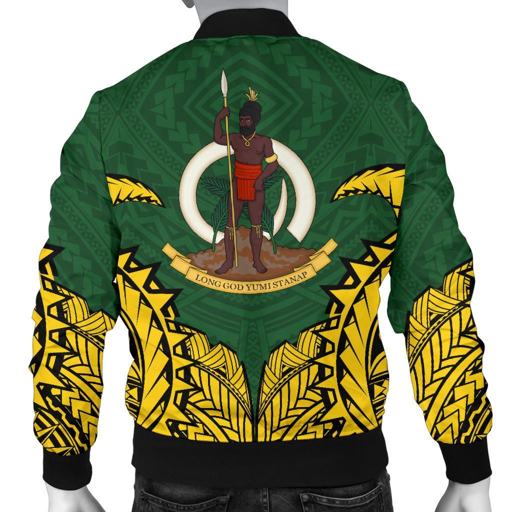 Vanuatu Premium Men's Bomber Jacket - Polynesian Pride