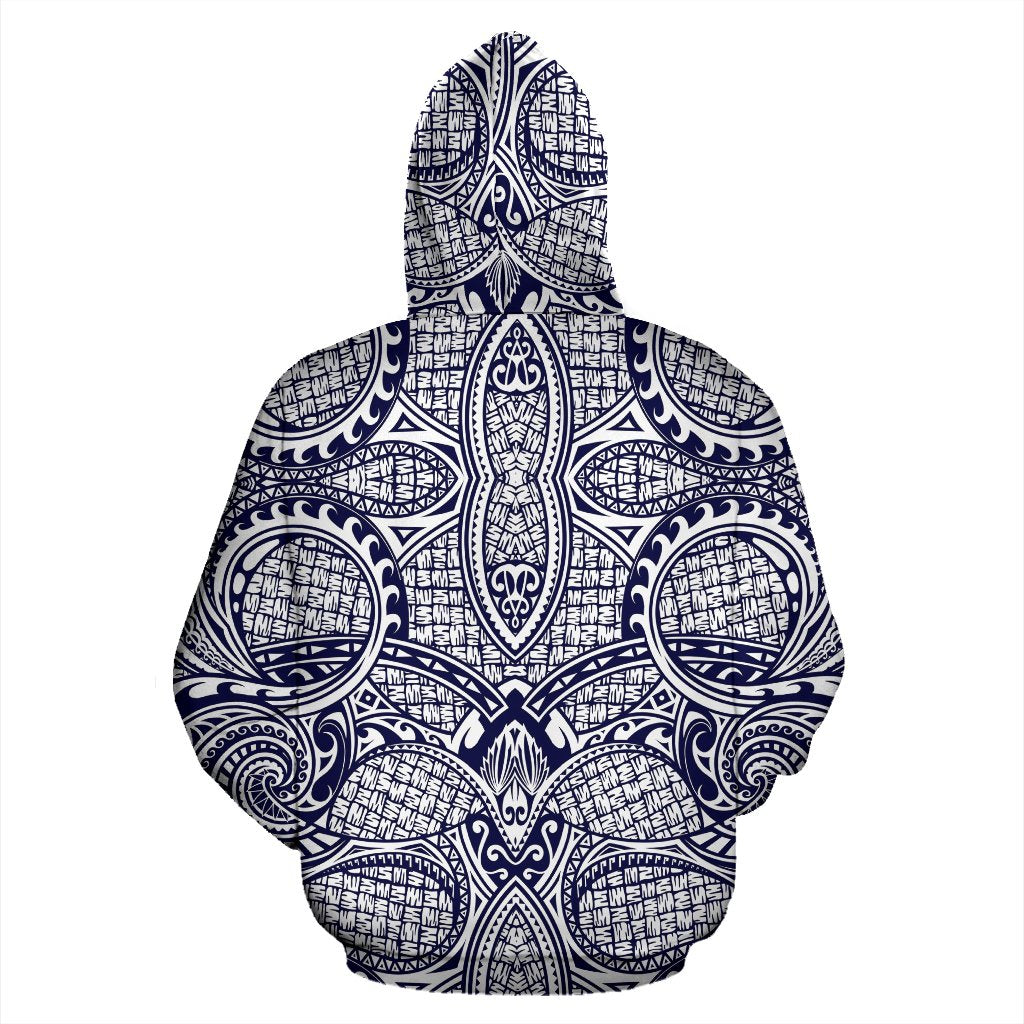 Polynesian Zip up Hoodie Tribal 04 - Polynesian Pride