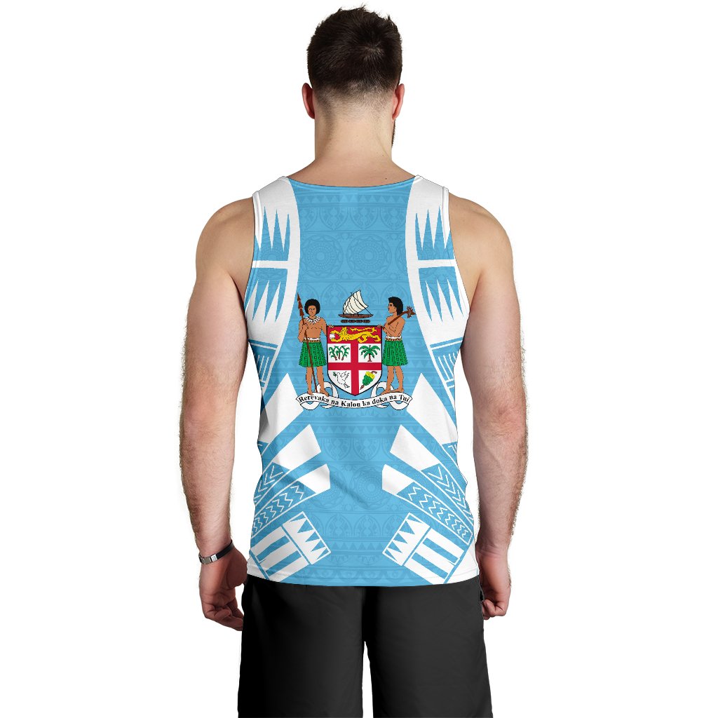 Fiji Men Tank Top - Polynesian Tattoo Flag - Polynesian Pride