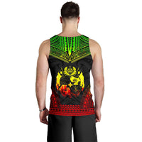 Tonga Men's Tank Top - Polynesian Chief Reggae Version - Polynesian Pride