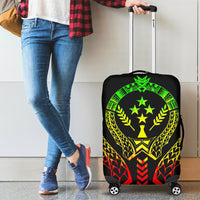 Kosrae Luggage Cover - Micronesian Tribal Reggae - Polynesian Pride