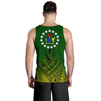 Cook Islands Men Tank Top Polynesian Tattoo Seashore - Polynesian Pride