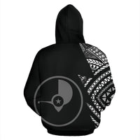 Yap Pattern All Over Hoodie FSM - Polynesian Pride