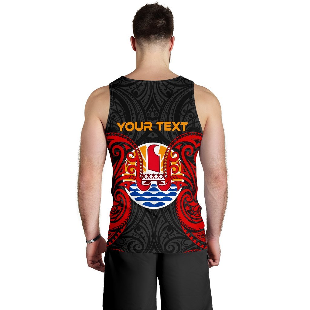 Tahiti Polynesian Custom Personalised Men's Tank Top - Tahitians Spirit - Polynesian Pride