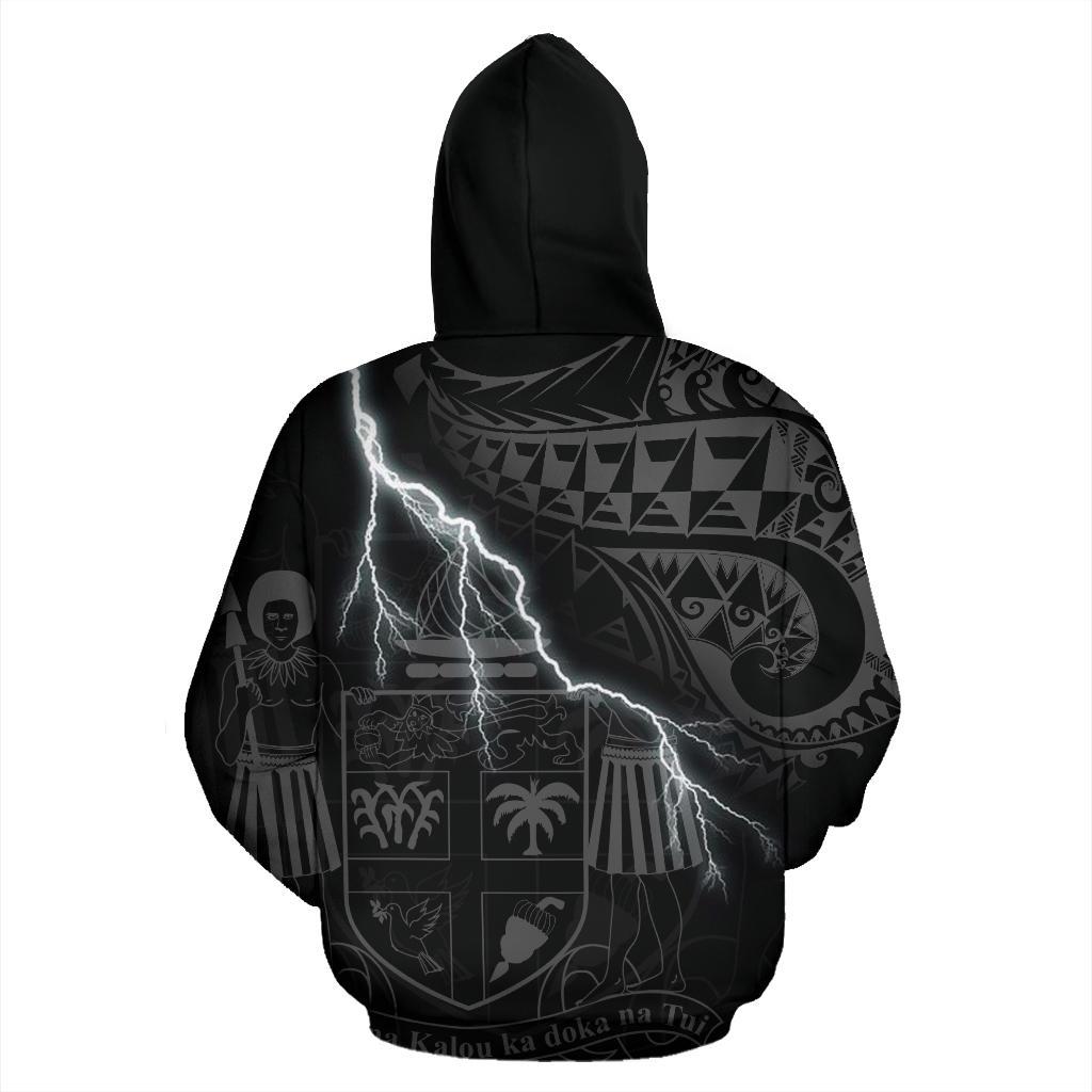 Fiji Polynesian Hoodie Lighting Thunder - Polynesian Pride
