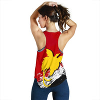 Papua New Guinea Special Women's Racerback Tank A7 - Polynesian Pride