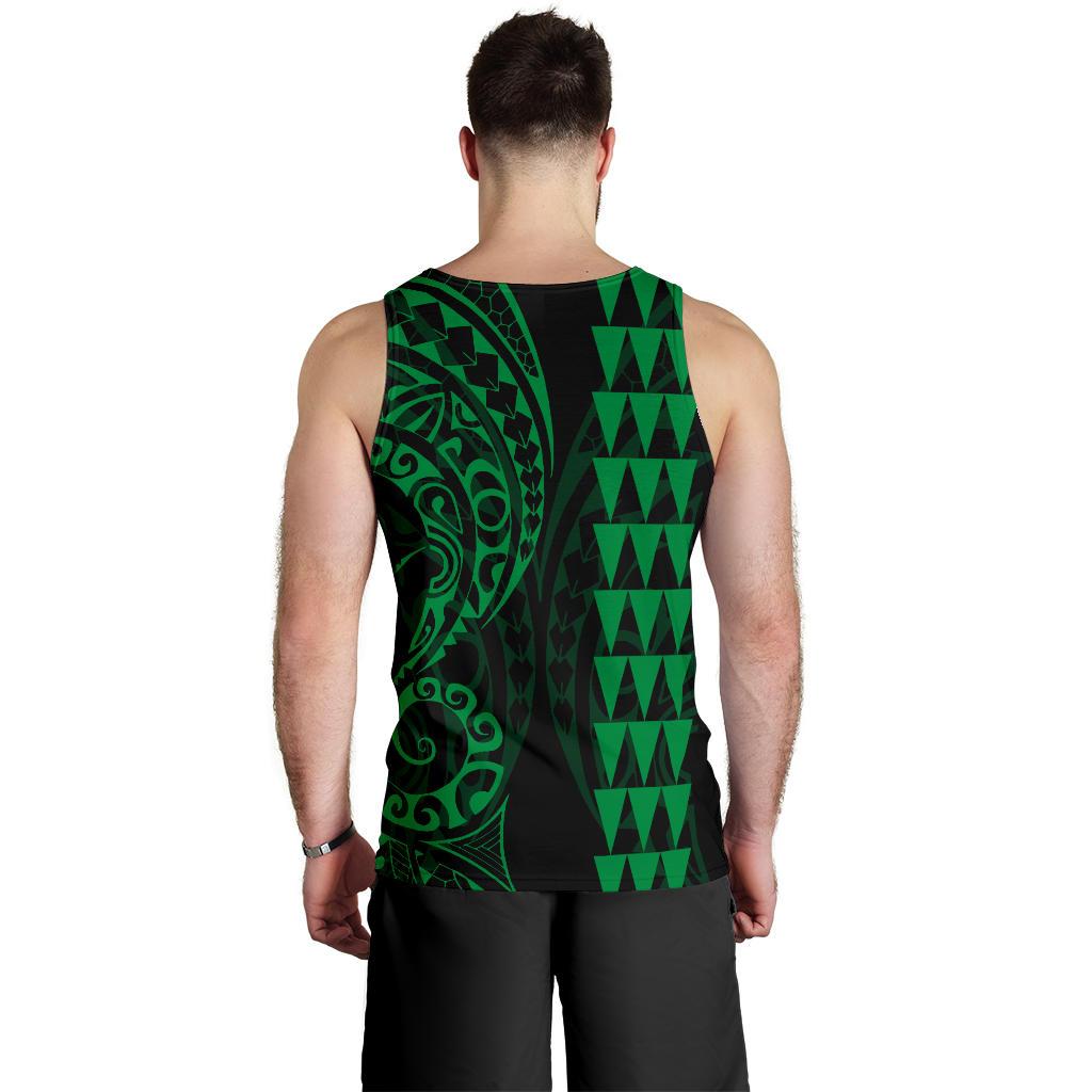 Hawaii Warrior Men's Tank Top Green - Polynesian Pride