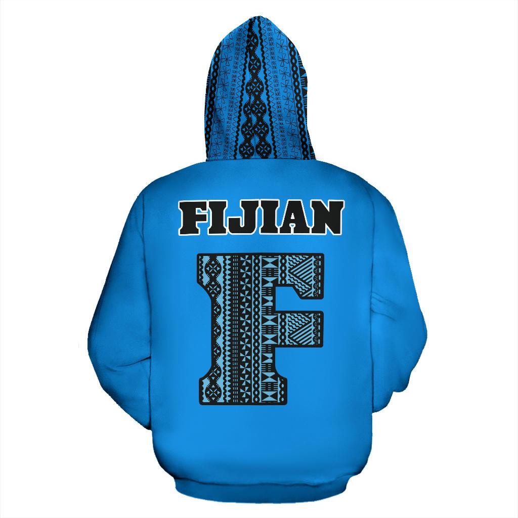 Fijian All Over Zip up Hoodie Tapa Pattern - Polynesian Pride
