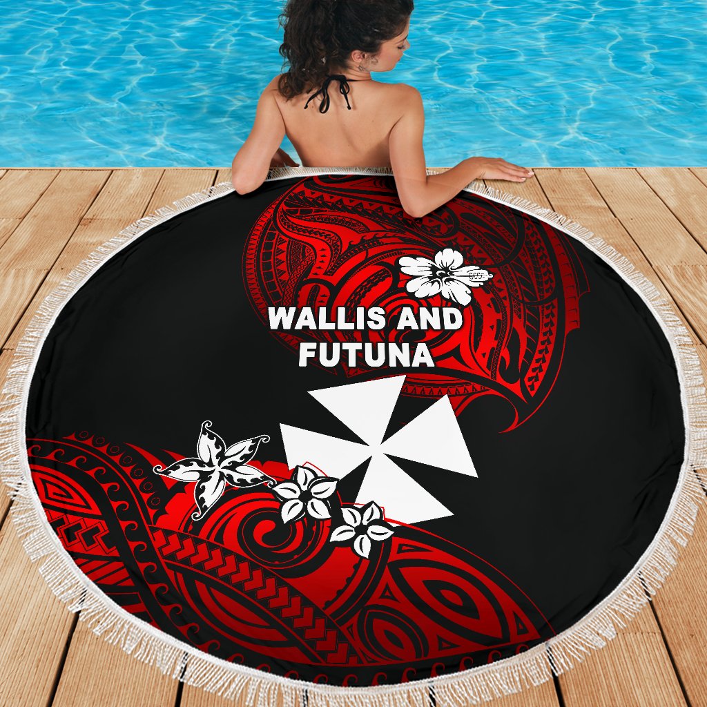 Wallis and Futuna Rugby Beach Blanket Unique Vibes - Polynesian Pride