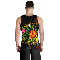 Kosrae Polynesian Men's Tank Top - Legend of Kosrae (Reggae) - Polynesian Pride