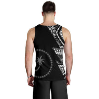 Chuuk Pattern Men's Tank Top - Black Style - FSM - Polynesian Pride