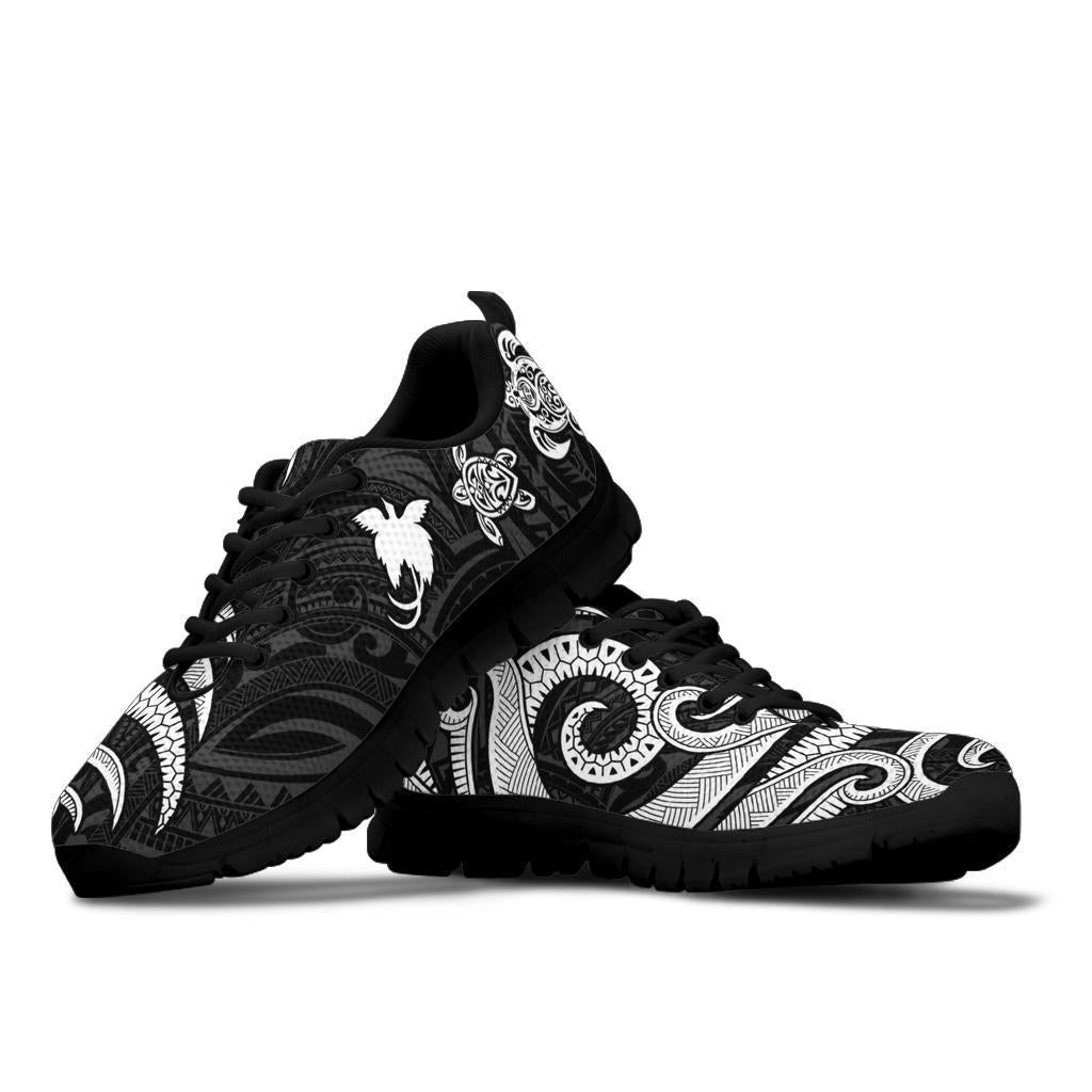 Papua New Guinea Sneakers - White Tentacle Turlte - Polynesian Pride