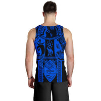 Polynesian Men's Tank Top - Guam Flag, Seal with Maui Moana Tattoo - Polynesian Pride