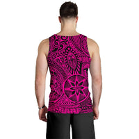 Polynesian Hawaiian Style Tribal Tattoo Pink Hawaii Men's Tank Top - Polynesian Pride
