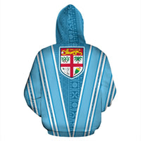 Fiji Tapa Hoodie Fiji Flag New Edition - Polynesian Pride