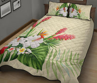 Wonderful Hibiscus Flower Quilt Bed Set - Polynesian Pride